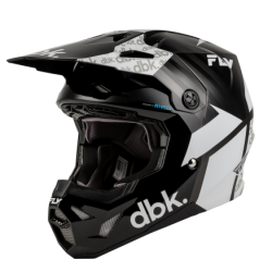 Cască motocross FLY RACING Formula CP DBK - Negru/Alb/Gri Cască motocross FLY RACING Formula CP DBK - Negru/Alb/Gri