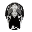 Cască motocross FLY RACING Formula CP DBK - Negru/Alb/Gri thumb