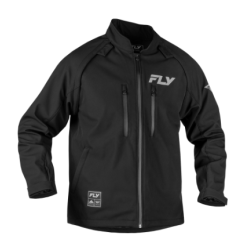 Jachetă FLY RACING Patrol Softshell - Negru/Gri Jachetă FLY RACING Patrol Softshell - Negru/Gri