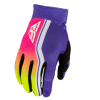 Mănuși motocross FLY RACING F-16 Raze Purple/Red/Yellow