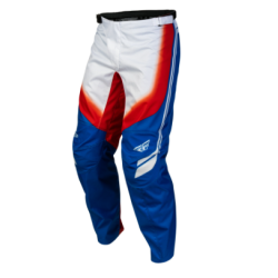 Pantaloni motocross FLY RACING F-16 Raze - Roșu/Alb/Albastru