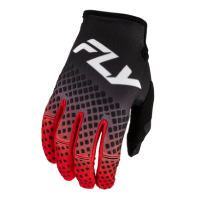 Mănuși motocross FLY RACING Kinetic Fade - Negru/Roșu/Alb