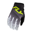 Mănuși motocross FLY RACING Kinetic Fade - Negru/Alb/Hi-Vis thumb