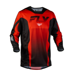 Bluză motocross FLY RACING Kinetic Fade - Roșu/Negru/Alb