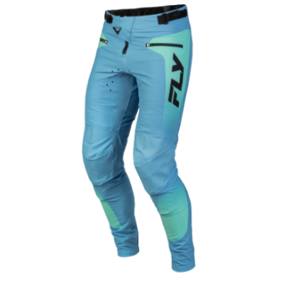 Pantaloni de ciclism pentru copii FLY RACING Youth Rayce Sonar - Teal/Aqua