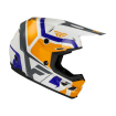 Cască motocross pentru copii FLY RACING Kinetic Scrap White/Orange/Blue/Grey thumb