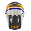 Cască motocross pentru copii FLY RACING Kinetic Scrap White/Orange/Blue/Grey thumb