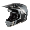 Cască motocross pentru copii FLY RACING Formula CP Seal- Negru/Gri/Gri Deschis
