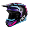 Cască motocross FLY RACING Formula CP Charge - Negru/Violet/Roz/Albastru