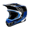 Cască motocross FLY RACING Formula CC Strike- Negru/Albastru/Gri/Alb