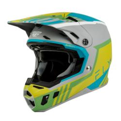 Cască motocross FLY RACING Formula CC Strike- Gri/Verde/Teal Cască motocross FLY RACING Formula CC Strike- Gri/Verde/Teal