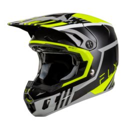 Cască motocross FLY RACING Formula CC Strike- Gri/Negru/Hi-Vis