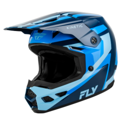 Cască motocros FLY RACING Kinetic Sync - Navy/Blue/Light Blue