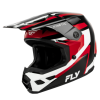 Cască motocross FLY RACING Kinetic Sync - Negru/Roșu/Alb