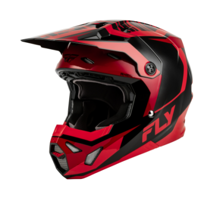 Cască motocross FLY RACING Formula CP Charge - Negru/Roșu