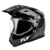 Cască enduro FLY RACING Trekker - Negru/Gri