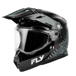 Cască enduro FLY RACING Trekker - Negru/Gri Cască enduro FLY RACING Trekker - Negru/Gri