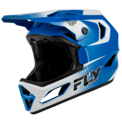 Cască de bicicletă pentru copii FLY RACING Rayce Sonar - Albastru/Alb/Negru