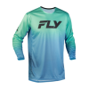 Bluză motocross pentru copii FLY RACING Rayce Sonar Teal/Aqua