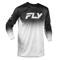 Bluză motocross pentru copii FLY RACING Rayce Sonar White/Black Bluză motocross pentru copii FLY RACING Rayce Sonar White/Black