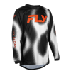 Bluză motocross pentru copii FLY RACING Kinetic Torch Negru/Alb/Portocaliu
