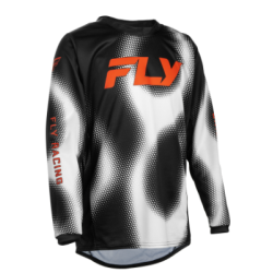 Bluză motocross pentru copii FLY RACING Kinetic Torch Negru/Alb/Portocaliu Bluză motocross pentru copii FLY RACING Kinetic Torch Negru/Alb/Portocaliu