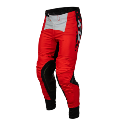 Pantaloni motocross copii FLY RACING Lite Flake - Roșu/Gri/Negru