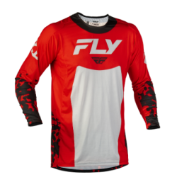 Bluză motocross FLY RACING Lite Flake- Roșu/Gri/Negru Bluză motocross FLY RACING Lite Flake- Roșu/Gri/Negru