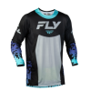 Bluză motocross FLY RACING Lite Flake- Negru/Gri/Multi