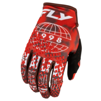 Mănuși motocross FLY RACING Kinetic Blur Gloves - Roșu/Bordo