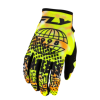 Mănuși motocross FLY RACING Kinetic Blur Gloves - Alb/Hi-Vis/Portocaliu