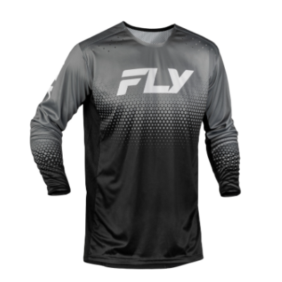 Bluză motocross FLY RACING Rayce Sonar Black/Grey/White