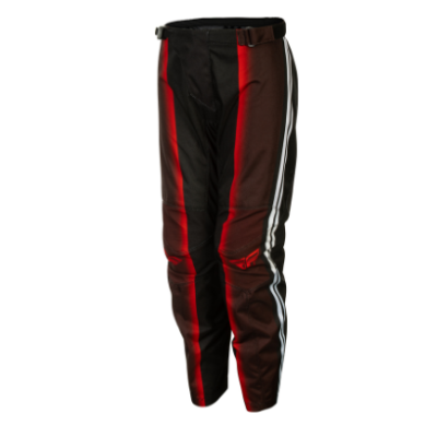 Pantaloni motocross copii FLY RACING F-16 Raze- Negru/Roșu/Alb