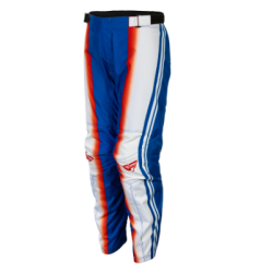 Pantaloni motocross pentru copii FLY RACING F-16 Raze- Negru/Roșu/Alb