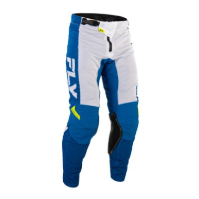 Pantaloni motocross FLY RACING Kinetic Mesh Blue / White / Hi-Vis
