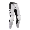 Pantaloni motocross FLY RACING Kinetic Mesh White / Black thumb