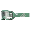 Ochelari motocross FLY RACING Focus Goggle Olive/Grey - Lentilă Clară