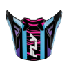 Cozoroc pentru cască FLY RACING Formula CP Charge Peak - Negru/Violet/Roz/Albastru