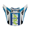 Vizieră pentru cască FLY RACING Formula CP Charge Peak - Alb/Albastru/Negru