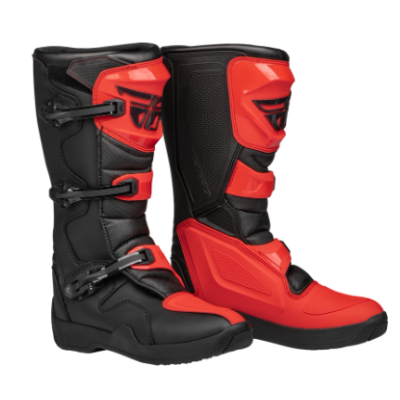 Cizme motocross FLY RACING Maverik LT Boots - Roșu/Negru