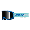 Ochelari motocross FLY RACING Zone Blue/White/Black - Lentilă Oglindă/Fumurie thumb