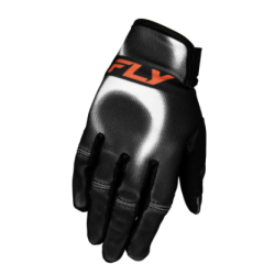 Mănuși motocross pentru copii FLY RACING Youth Kinetic Torch Gloves- Negru/Alb/Portocaliu