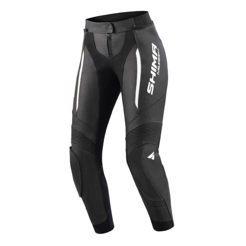 Pantaloni din piele pentru femei SHIMA MIURA 2.0 NEGRU/ALB