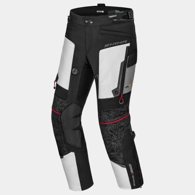 Pantaloni moto textili SHIMA TRACKER LIGHT GREY