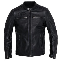 Geacă de piele JOHN DOE DEXTER LEATHER BLACK