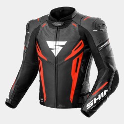 Geacă moto din piele SHIMA MISSION ST NEGRU/ROȘU Geacă moto din piele SHIMA MISSION ST NEGRU/ROȘU