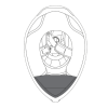 Protecție pentru bărbie cască AGV K3 XL/XXL