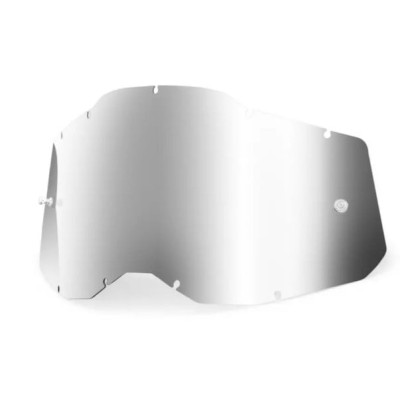 Placă pentru ochelari 100% GEN2 RACECRAFT2; ACCURI2; STRATA2 - Silver Mirror Placă pentru ochelari 100% GEN2 RACECRAFT2; ACCURI2; STRATA2 - Silver Mirror