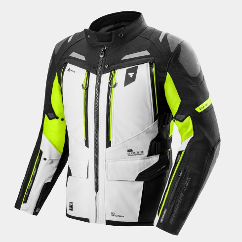 Geacă moto textilă SHIMA DUNE 2.0 FLUO