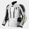 Geacă moto textilă SHIMA HERO 3.0 GREY/FLUO